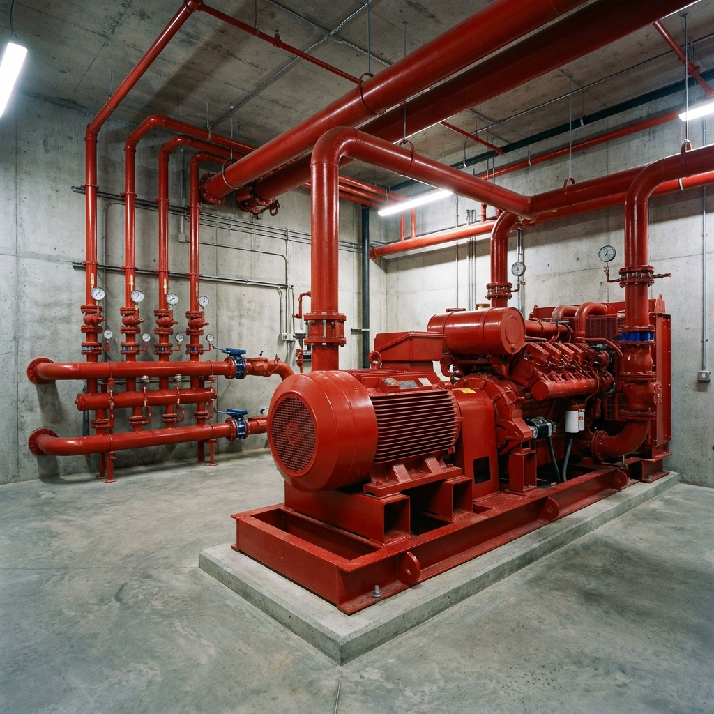 Cuarto de bombas contra incendios